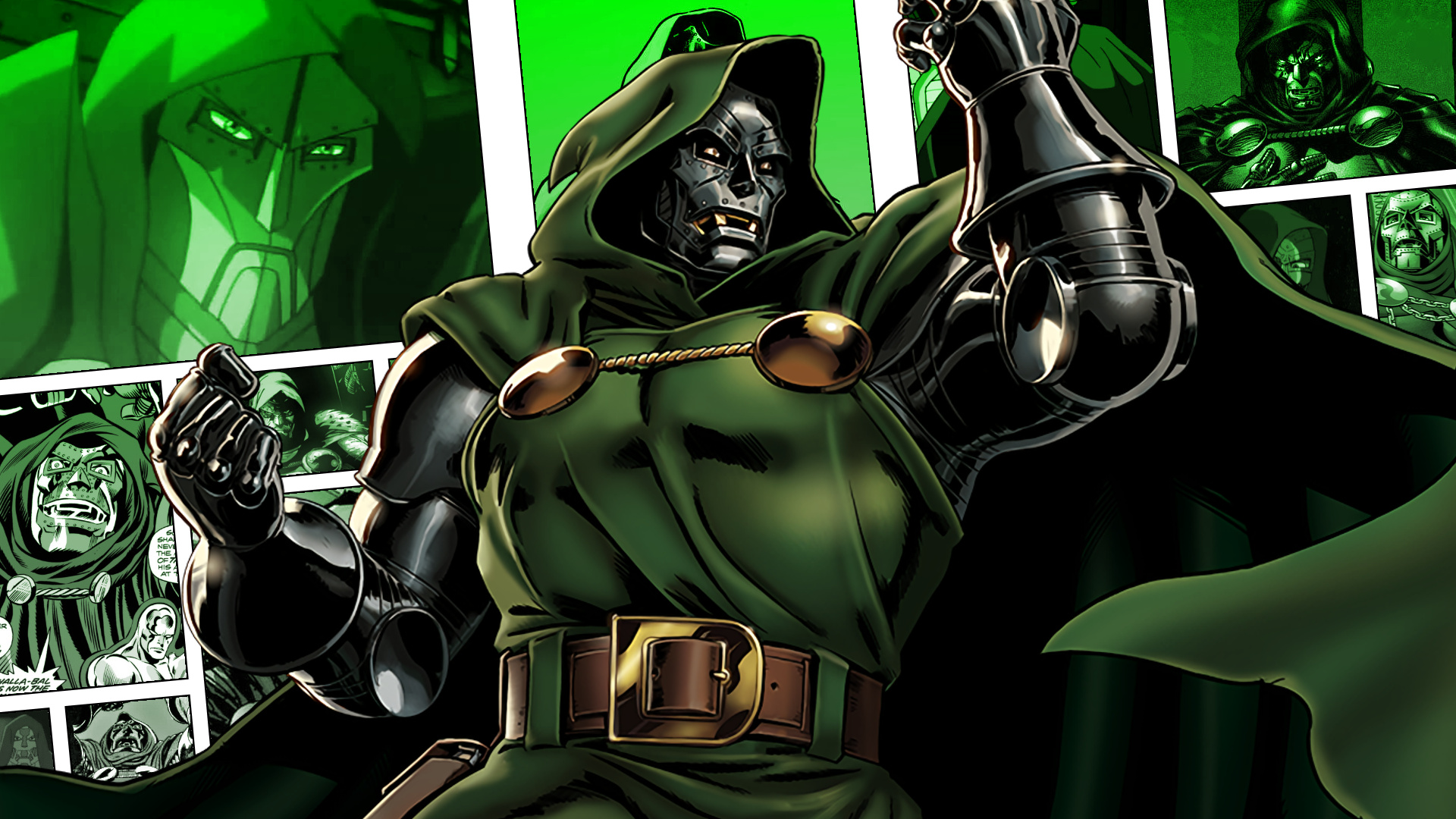 Doctor Doom biografía cómics de Marvel armadura clásica