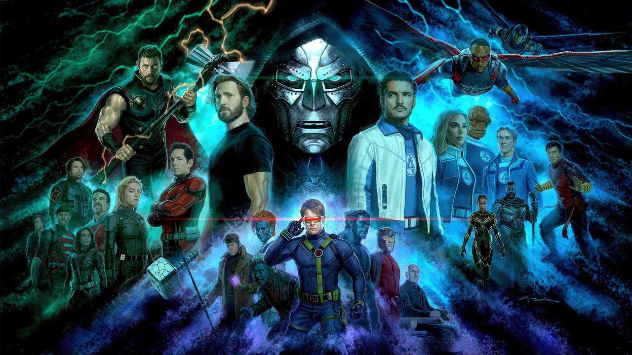 Teorías Avengers Doomsday variante Tony Stark Doctor Doom mural multiverso