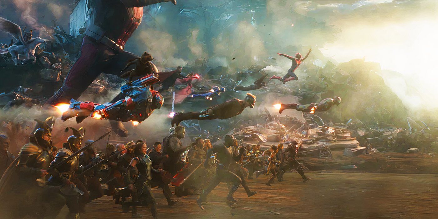 La colosal carga de héroes de Marvel en el campo de batalla multiversal