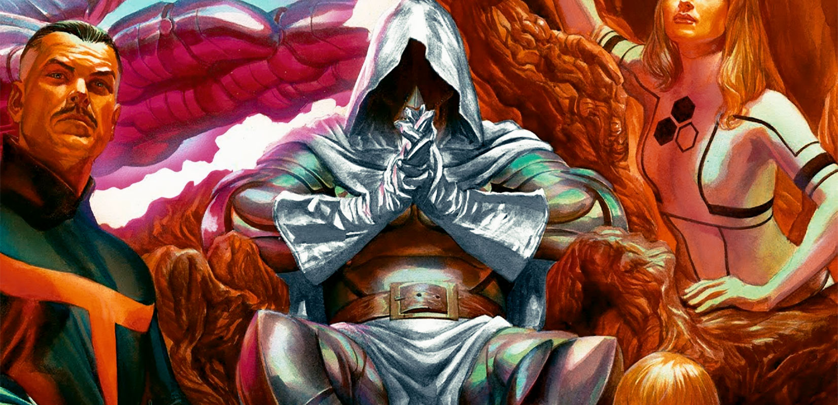 God Emperor Doom en el trono supremo de Battleworld Secret Wars