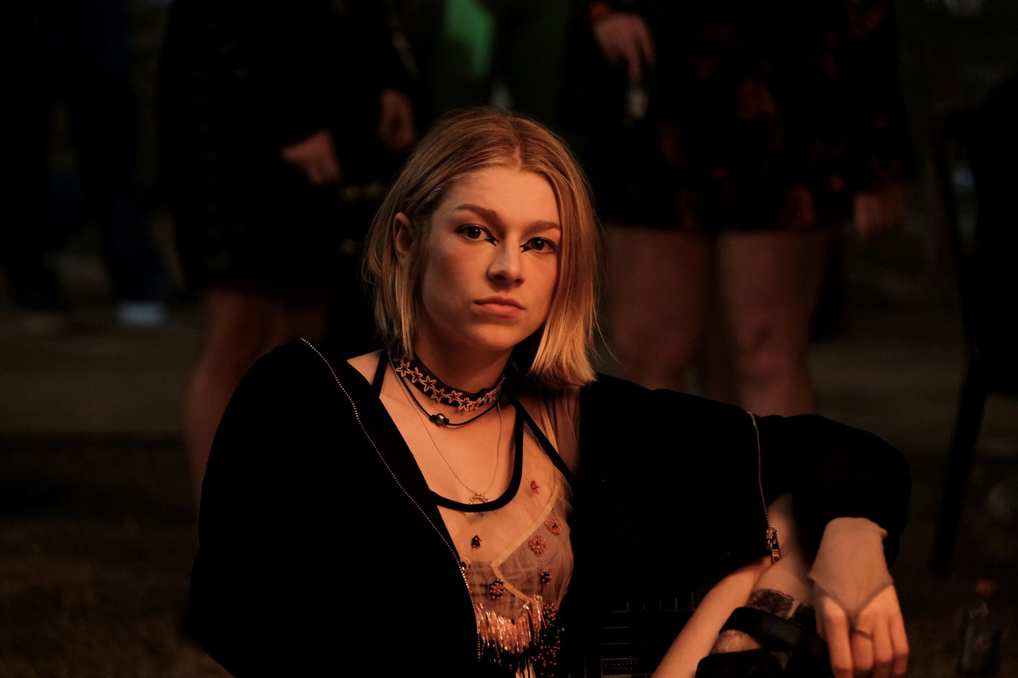 Hunter Schafer en su papel protagónico en Blade Runner 2099